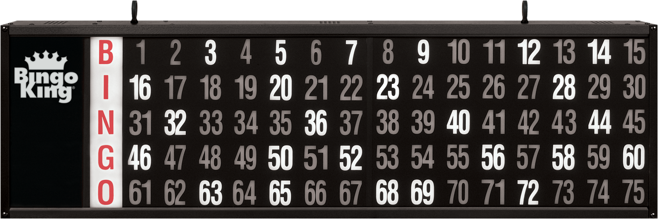 Numbers Only Bingo Flashboard
